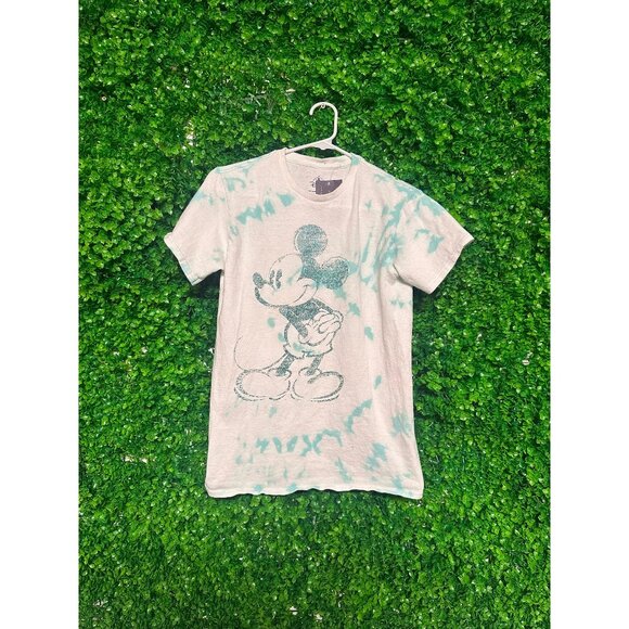 Acid Wash Mickey Mouse T-shirt - Adult Mens Small (Unisex) - N138 - Picture 1 of 2